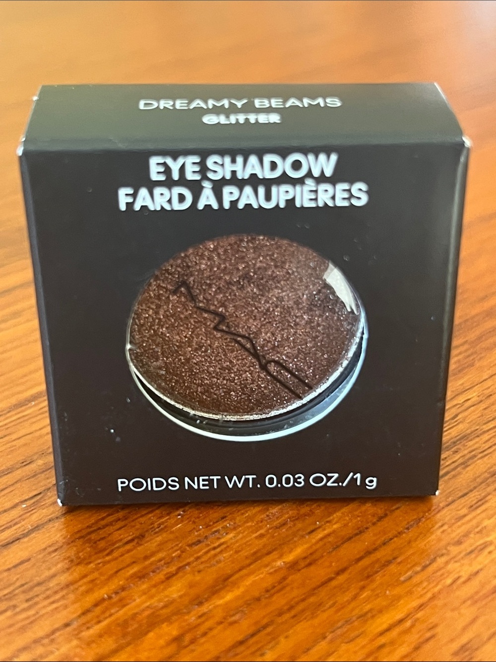 MAC glitter eyeshadow DREAMY BEAMS